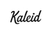alt="Kaleid brand logo, fashionable hand-worn nail design"