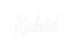 alt="Kaleid brand logo, fashionable hand-worn nail design"